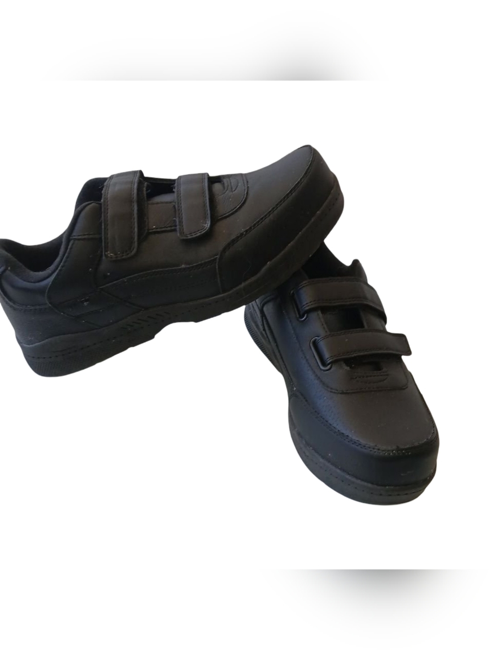 Men's Rugged Exposure Black Velcro Casual Sneakers 10.5